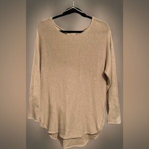 NWT- Michael Kors- Women’s Long Sleeve Side Zipper High-Low Hem Sweater- Medium